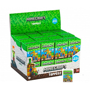 Teddies Figurka Minecraft 3D Toppeez mix druhů v krabičce 24ks v boxu