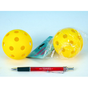UNISON Floorball míč plast průměr 7cm asst 2 barvy