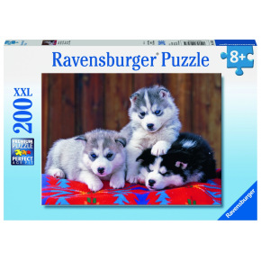 Ravensburger Puzzle Puppies Husky 200 elementów XXL