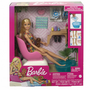 Mattel Barbie MANIKÚRA/PEDIKÚRA HERNÁ SADA