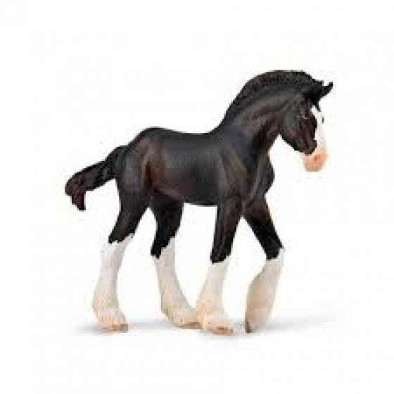 Collecta Mac Toys COLLECTA Źrebię Clydesdale - Czarne