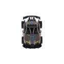 Teddies Auto RC Sport antracit 33cm plast 2,4GHz na batérie + dobíjacie pack v krabici 43x36x13cm