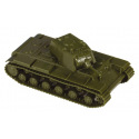 Zvezda Wargames (WWII) tank 6141 - Soviet Heavy Tank KV-1 (1:100)