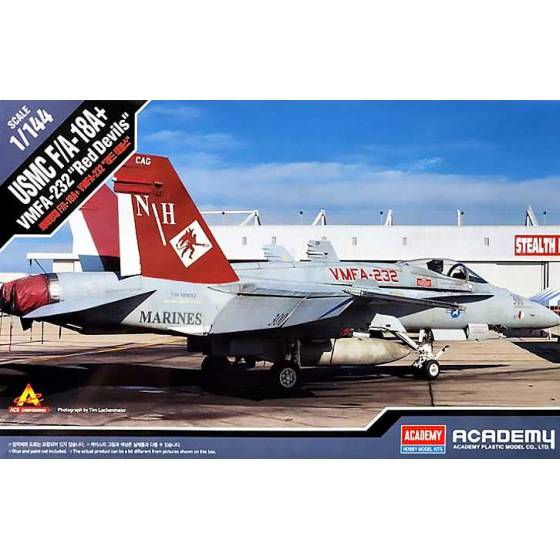 Academy Model Kit letadlo 12627 - USMC F/A-18A+ VMFA-232 "Red Devils" (1:144)
