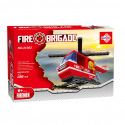 Rappa Kompatibilní stavebnice BLOXO hasiči helikoptéra 84 ks
