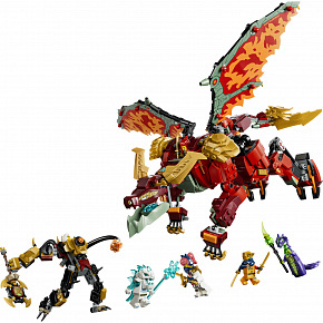 LEGO NINJAGO® 71868 Wyldfyre und der Transformations-Drachenanzug