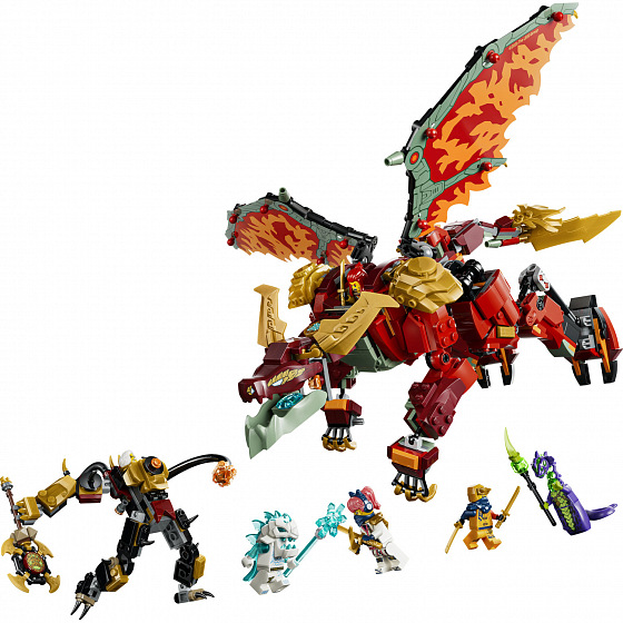LEGO NINJAGO® 71868 Wyldfyre und der Transformations-Drachenanzug