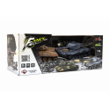 Teddies Panzer RC 2 Stück 25cm Panzerkampf + wiederaufladbares Pack 27MHZ und 40MHz mit Sound und Licht in Box 50x20x23cm