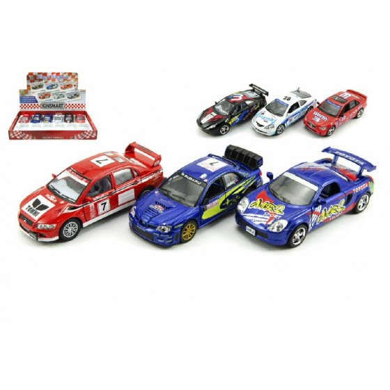 Teddies Auto Kinsmart Street Fighter Metall 13cm mit Rückzugmechanismus asst 6 Arten