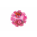 Teddies Ball mit Saugnäpfen antistress Quetsch-Silikon 7cm 4 Farben