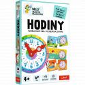 Malý objevitel Hodiny vzdělávací společenská hra v krabici 19x29x4cm