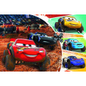 Trefl Puzzle Disney Cars 3/McQueen mit Freunden 33x22cm 60 Teile in Schachtel 21x14x4cm