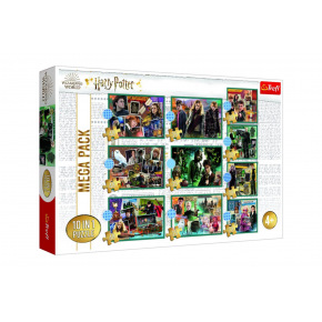 Puzzle 10v1 Ve světě Harryho Pottera v krabici 40x27x6cm