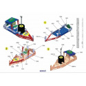 MERKUR - Stavebnice MERKUR - Zestawy konstrukcyjne Zestaw Merkur 3, 307 części, 30 modeli