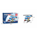 Rappa Kompatibilní stavebnice BLOXO policie helikoptéra 68 ks