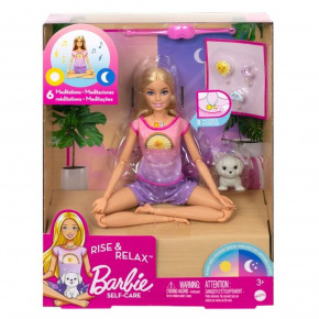 Mattel Bábika Mattel Barbie a meditácia od rána do večera