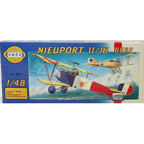 Směr model letadla Nieuport 11/16 Bebe 12,9x16,2cm v krabici 31x13,5x3,5cm