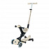 GLOBBER Koloběžka GO UP DELUXE 360° LIGHTS ECOLOGIC  3v1, coconut