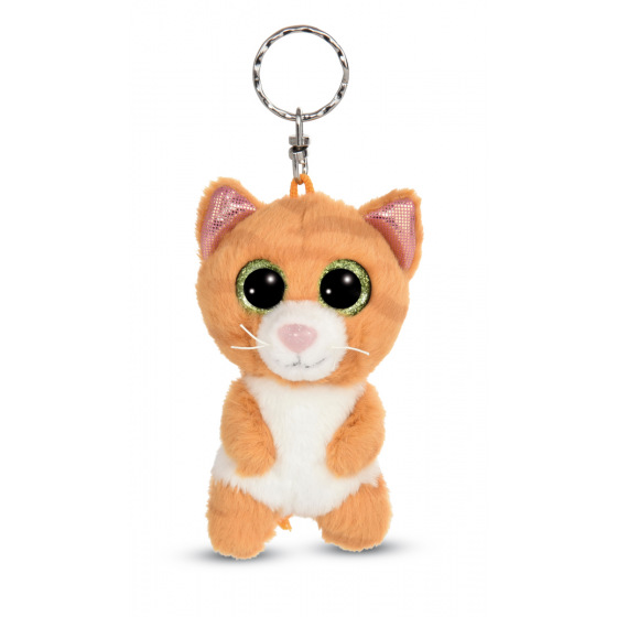 NICI Glubschis kľúčenka Mačka mourovatá Tabbrey 9cm, GREEN