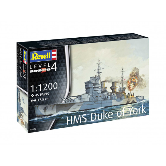 Revell Plastic ModelKit loď 05182 - HMS Duke of York (1:1200)