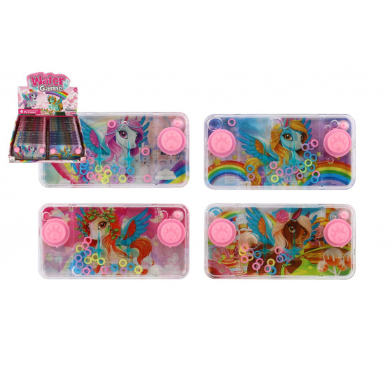 Teddies Wasserpuzzle 11x6cm Plastik Einhorn 4 Arten