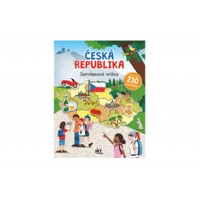 Velká samolepková knížka Česká republika 24x30,5cm