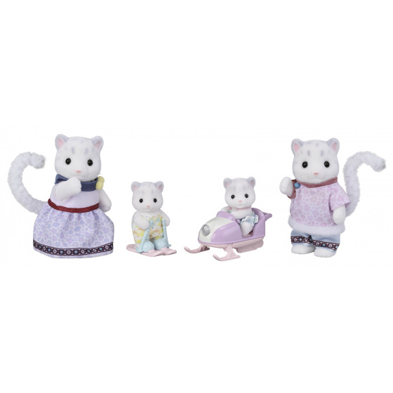 Sylvanian Families 5814 Rodina  sněžných levhartů