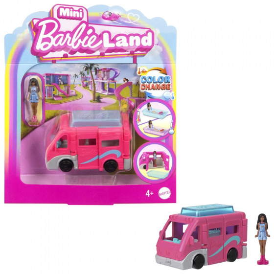 Mattel Barbie MINI BARBIELAND DOPRAVNÍ PROSTŘEDKY - KARAVAN SNŮ