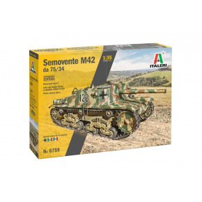 Italeri Model Kit military 6759 - Semovente M42 da 75/34 Upgrade Edition (1:35)