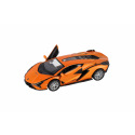 Teddies Auto Kinsmart Lamborghini  Sián FKP 37 kov/plast 13cm 4 barvy na zpětné natažení