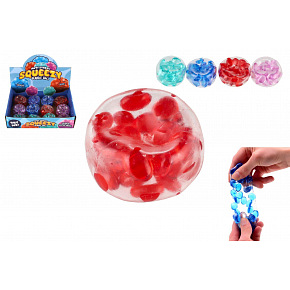 Teddies Míček Kaka bublinkový antistresový mačkací 6cm 4 barvy v sáčku 12ks v boxu Teddies Míček Kaka bublinkový antistresový mačkací 6cm 4 barvy v sáčku 12ks v boxu