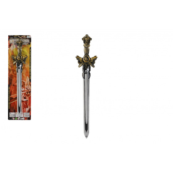 Teddies Ritterschwert aus Kunststoff 58cm auf Karte