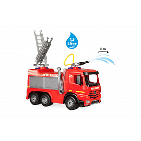 Lena Hasičské auto Giga Trucks Mercedes 66cm 