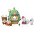 Sylvanian Families 5822 Domeček s vánočním stromečkem a baby figurky