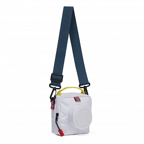 Meccano LEGO Signature Brick 1x1 mini crossbody taška - bílá