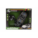 Teddies Auto RC Sport antracit 33cm plast 2,4GHz na batérie + dobíjacie pack v krabici 43x36x13cm