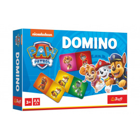 Domino papírové Tlapková patrola/Paw Patrol 21 kartiček společenská hra v krabici 21x14x4cm