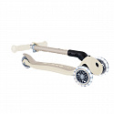 GLOBBER Hulajnoga JUNIOR FOLDABLE LIGHTS ECOLOGIC, kokos