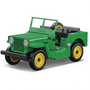 Cobi 24517 Jeep Willys CJ-2A zelený Cobi 24517 Jeep Willys CJ-2A zelený
