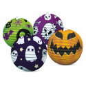 Lampion koule Halloween papír průměr 25cm (bez hůlky) 4 druhy karneval