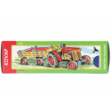 Kovap Traktor Zetor s valníkem zelený na klíček kov 28cm