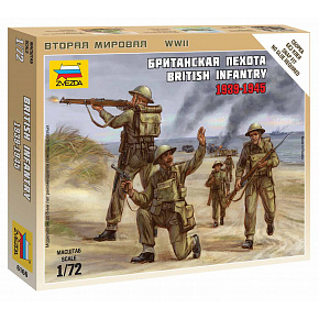 Zvezda Wargames (WWII) figúrky 6166 - Britská pechota 1939-42 (1:72)