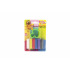Teddies Knetmasse/Plastilin Nara 50g 6 Stk. mit Ausstechform auf Karte 9,5x14cm