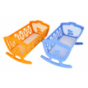 Kolébka pro panenky bez soupravy plast 47x35x30cm v krabici 48x32x8cm