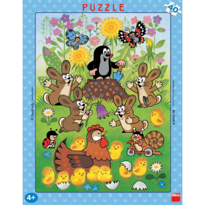 Dino dětské puzzle Krtek a velikonoce  40D