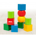 Brio Magnetické dřevěné kostky