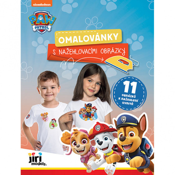 Jiri Models Malbuch mit Bügelbildern Paw Patrol