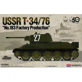 Academy Model Kit czołg 13505 - ZSRR T-34/76 "No.183 Produkcja fabryczna" (1:35)