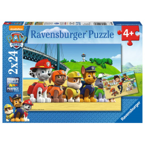 Ravensburger Puzzle Ravensburger Tlapková Patrola: Dzielne psy 2x24 elementy