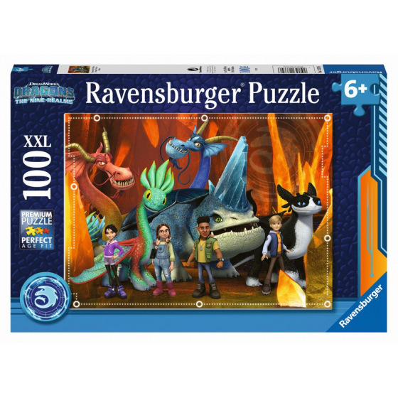 Ravensburger Jak vycvičit draka: The nine realms 100 dílků